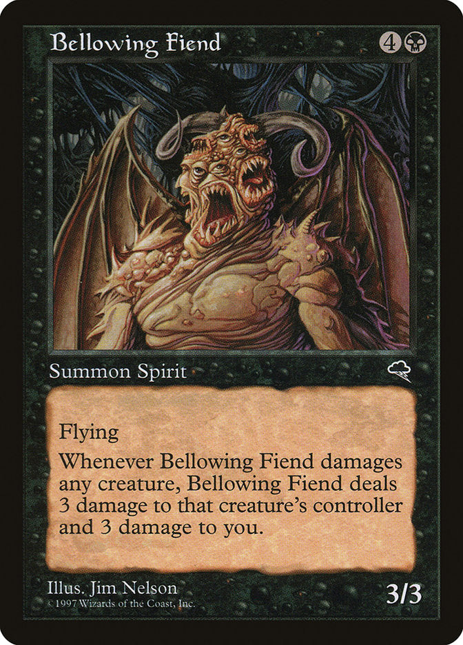 Bellowing Fiend [Tempest] | Game Haven TX