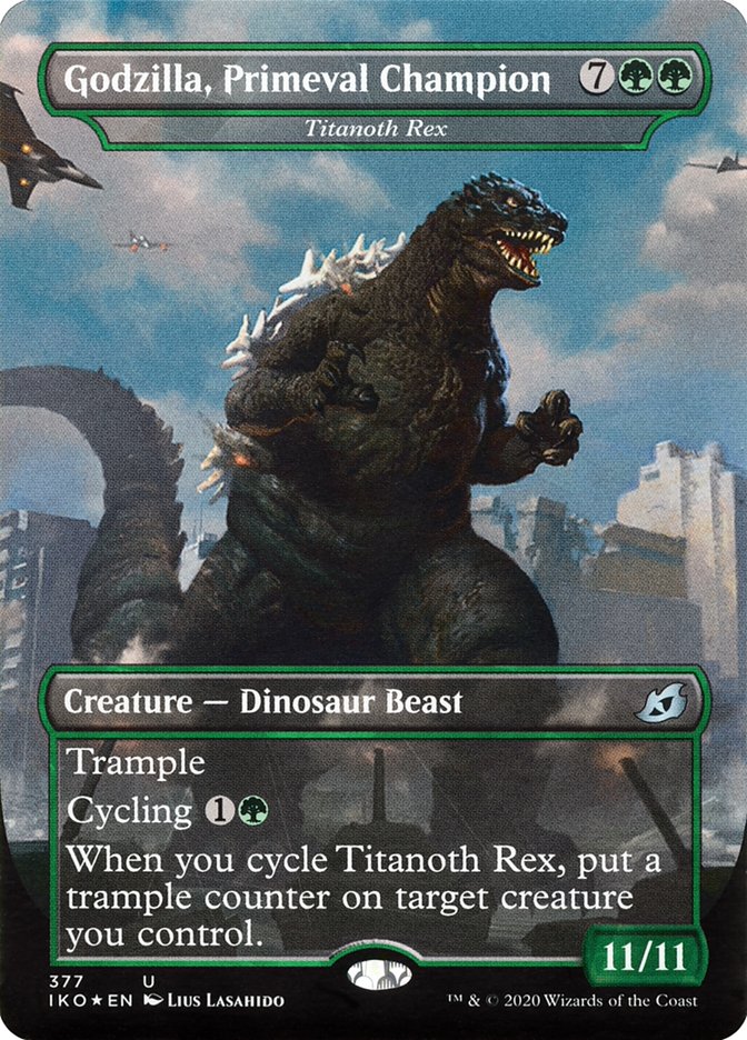 Titanoth Rex - Godzilla, Primeval Champion (Godzilla Series) [Ikoria: Lair of Behemoths] | Game Haven TX