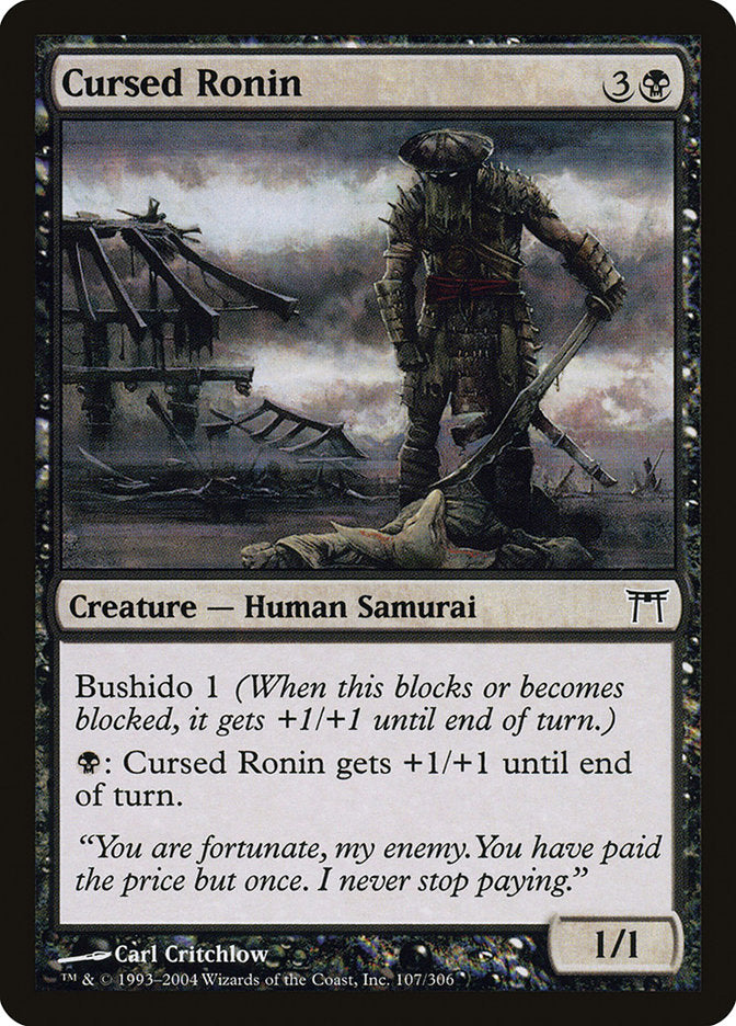 Cursed Ronin [Champions of Kamigawa] | Game Haven TX