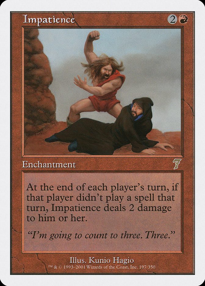 Impatience [Seventh Edition] | Game Haven TX