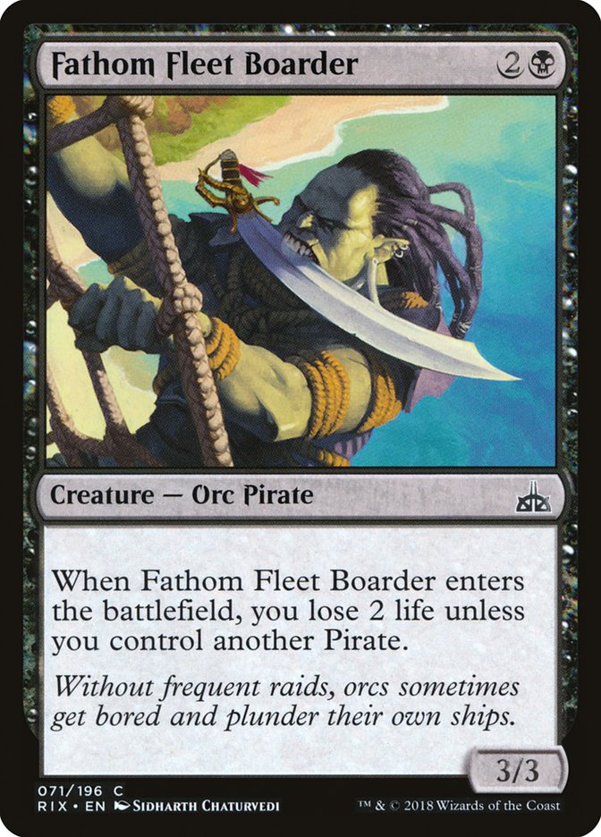 Fathom Fleet Boarder [Rivals of Ixalan] | Game Haven TX