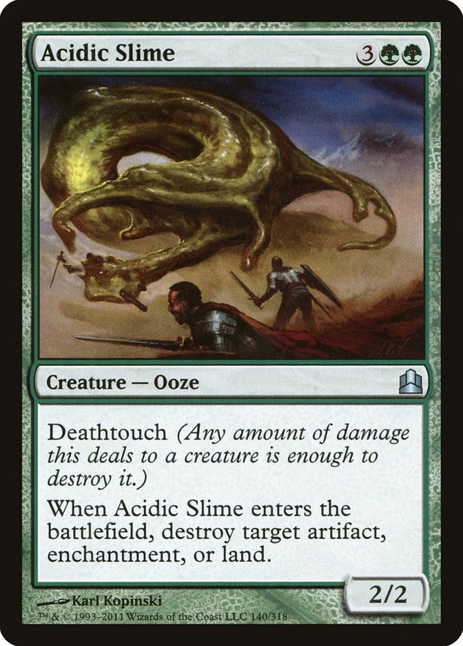 Acidic Slime [Commander 2011] | Game Haven TX