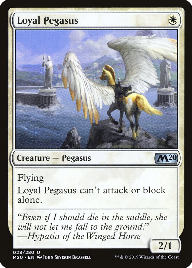 Loyal Pegasus [Core Set 2020] | Game Haven TX