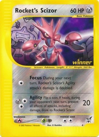 Rocket's Scizor (4) (Jumbo Card) [Best of Promos] | Game Haven TX