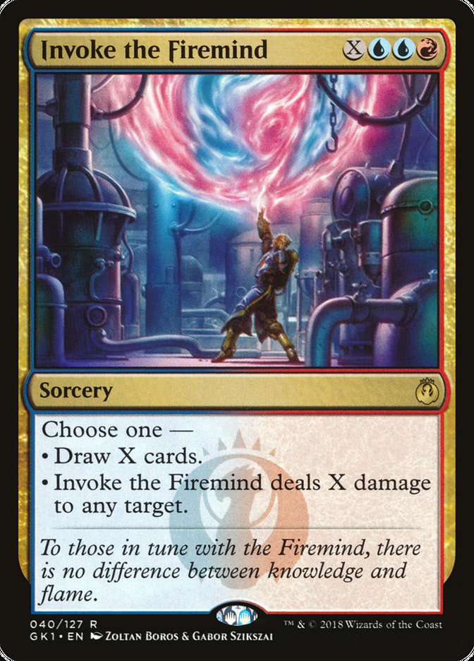 Invoke the Firemind [GRN Guild Kit] | Game Haven TX