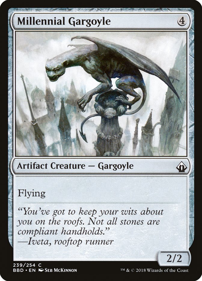 Millennial Gargoyle [Battlebond] | Game Haven TX