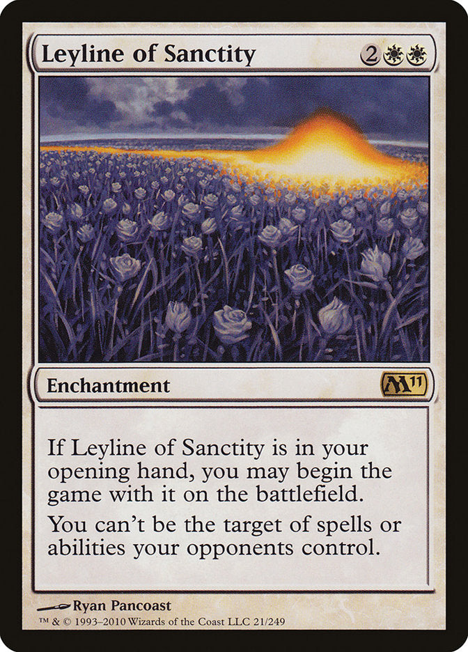 Leyline of Sanctity [Magic 2011] | Game Haven TX