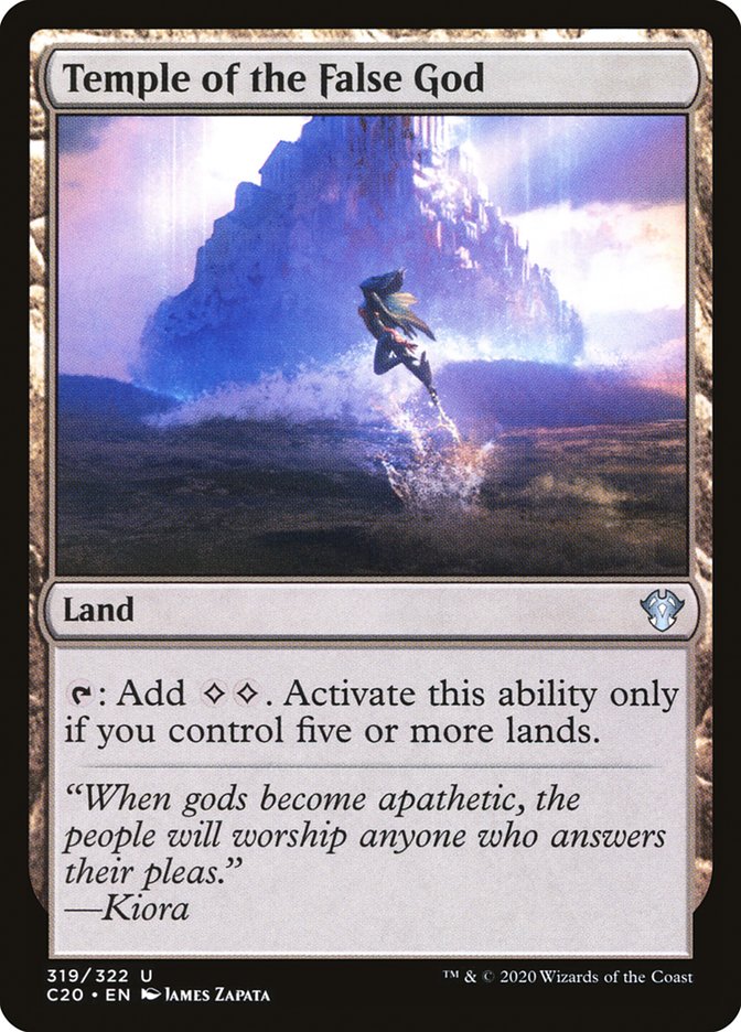 Temple of the False God [Commander 2020] | Game Haven TX