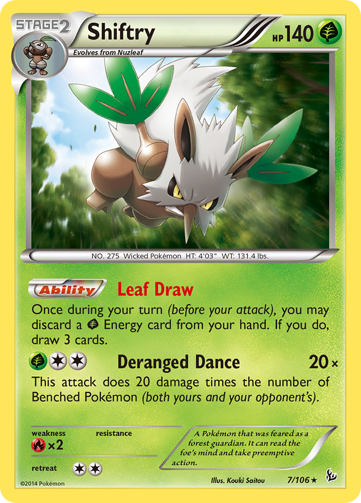 Shiftry (7/106) [XY: Flashfire] | Game Haven TX