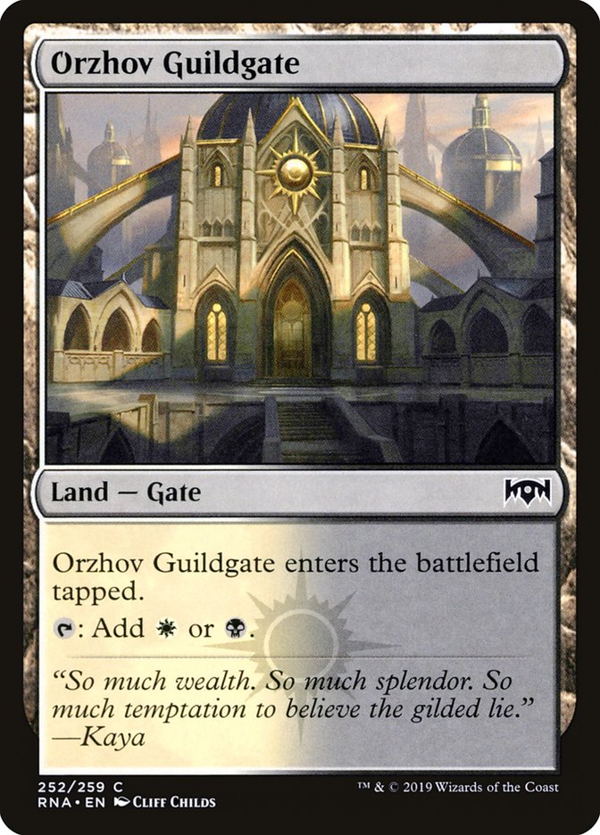 Orzhov Guildgate (252/259) [Ravnica Allegiance] | Game Haven TX