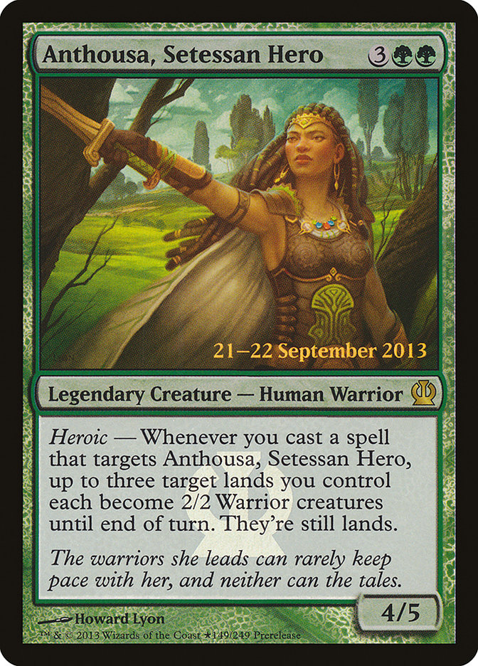 Anthousa, Setessan Hero [Theros Promos] | Game Haven TX