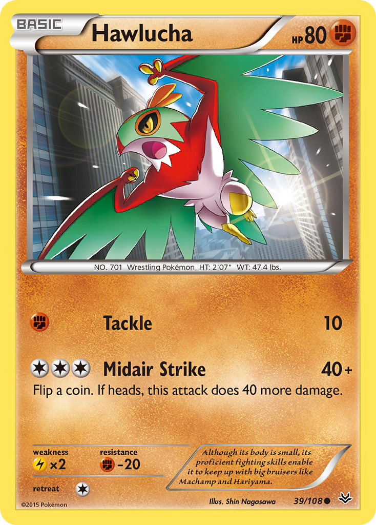 Hawlucha (39/108) [XY: Roaring Skies] | Game Haven TX