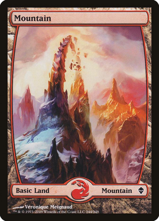 Mountain (244) [Zendikar] | Game Haven TX