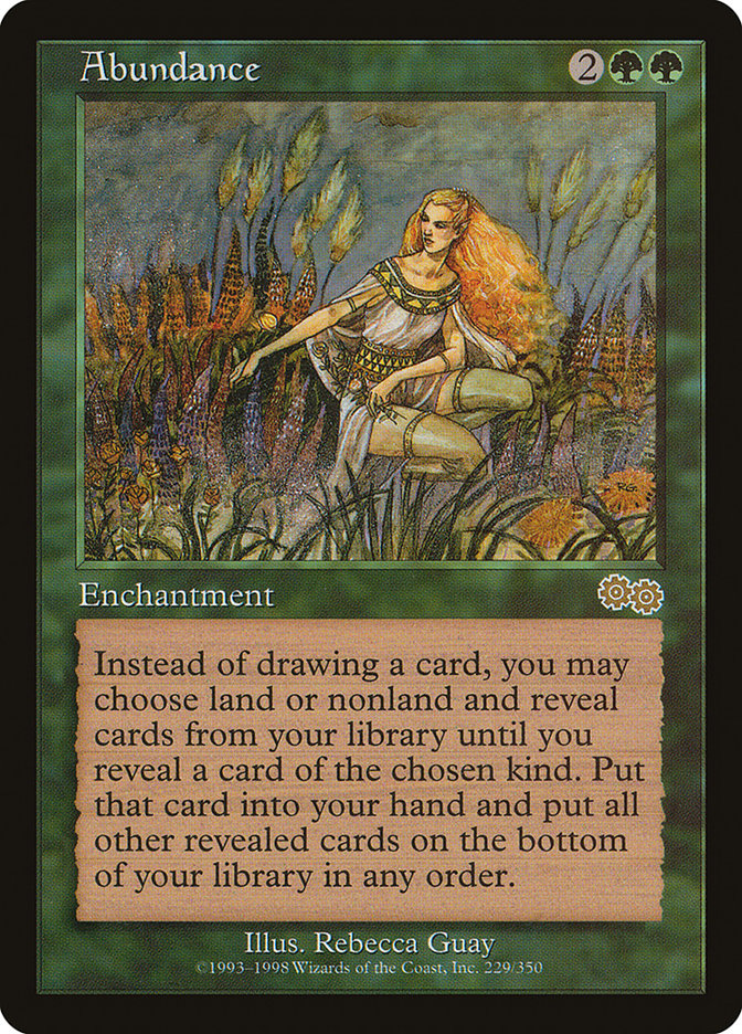 Abundance [Urza's Saga] | Game Haven TX