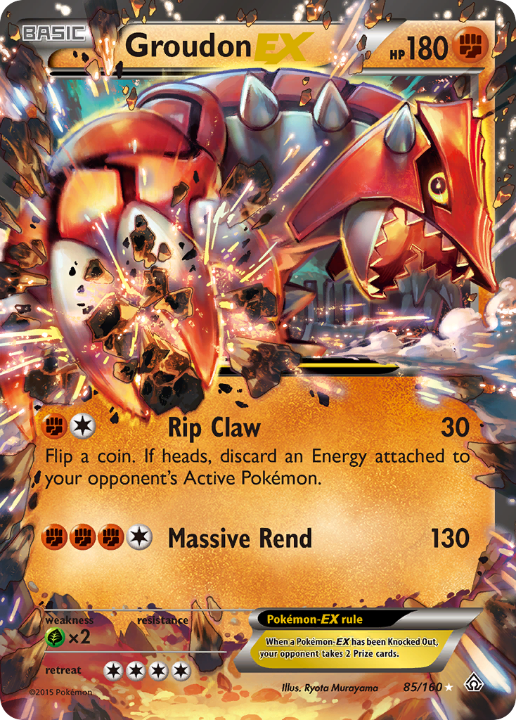 Groudon EX (85/160) [XY: Primal Clash] | Game Haven TX
