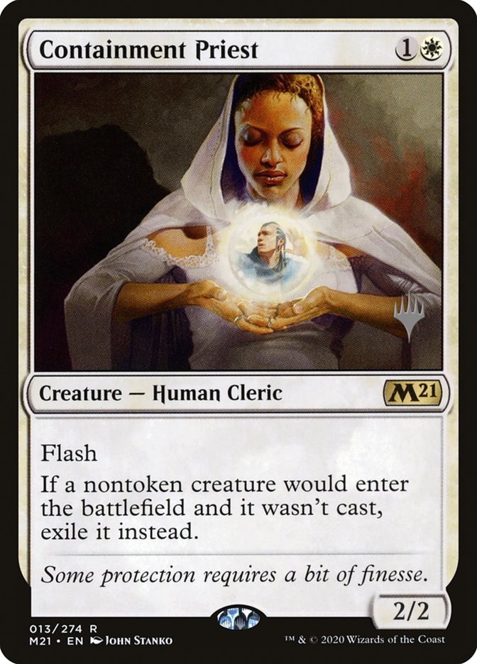 Containment Priest (Promo Pack) [Core Set 2021 Promos] | Game Haven TX