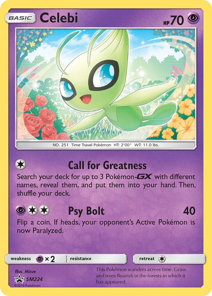 Celebi (SM224) [Sun & Moon: Black Star Promos] | Game Haven TX