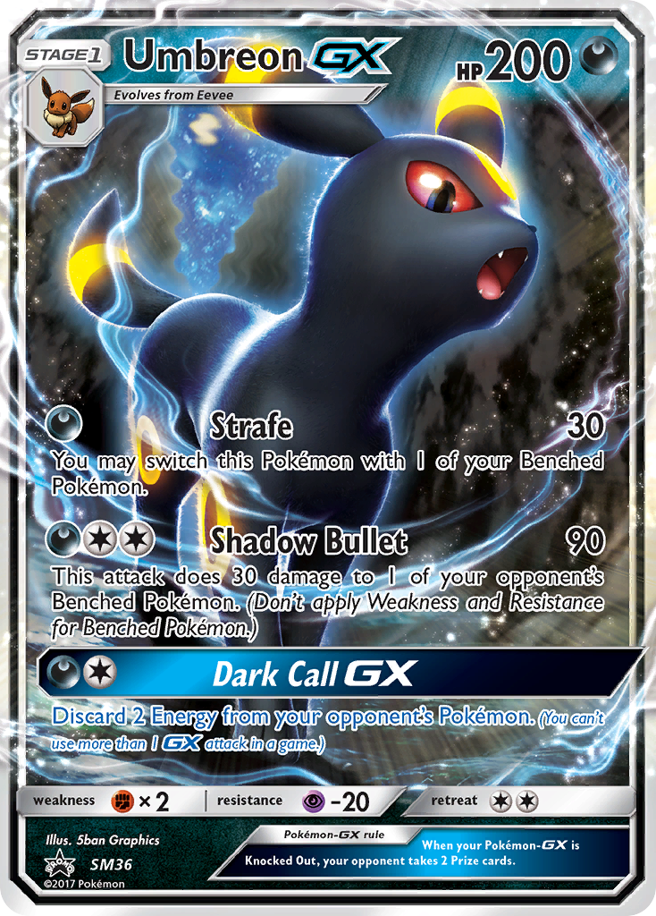 Umbreon GX (SM36) [Sun & Moon: Black Star Promos] | Game Haven TX