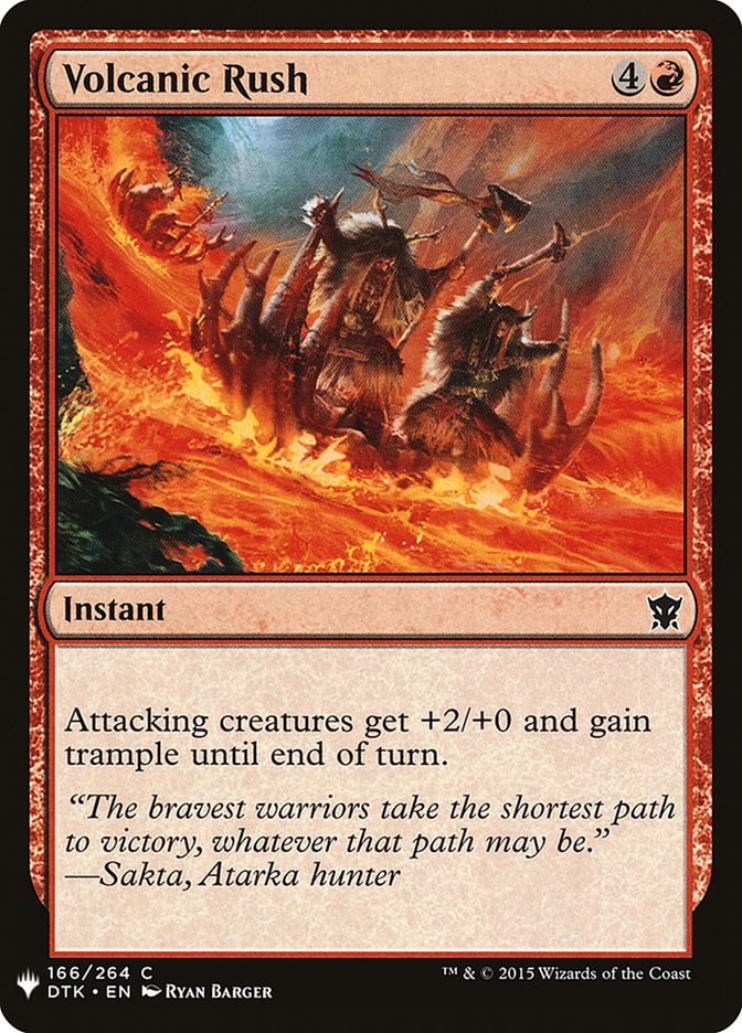Volcanic Rush [Mystery Booster] | Game Haven TX
