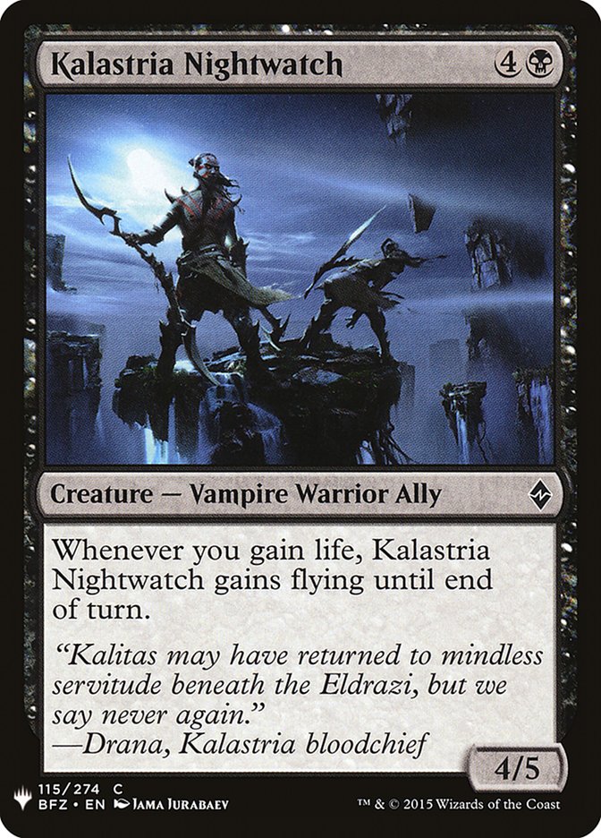 Kalastria Nightwatch [Mystery Booster] | Game Haven TX