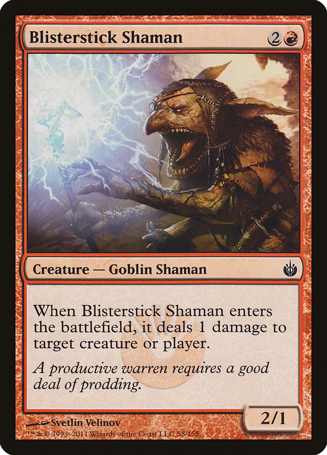 Blisterstick Shaman [Mirrodin Besieged] | Game Haven TX