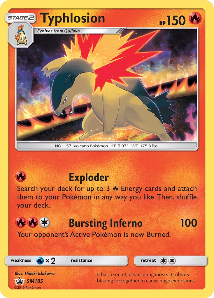 Typhlosion (SM185) [Sun & Moon: Black Star Promos] | Game Haven TX