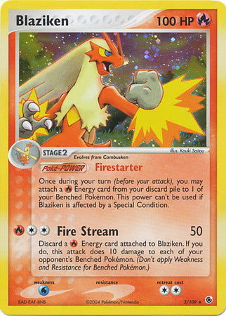 Blaziken (3/109) (Cosmos Holo) [EX: Battle Stadium] | Game Haven TX