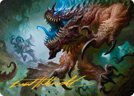 Basilisk Art Card (Gold-Stamped Signature) [Dungeons & Dragons: Adventures in the Forgotten Realms Art Series] | Game Haven TX