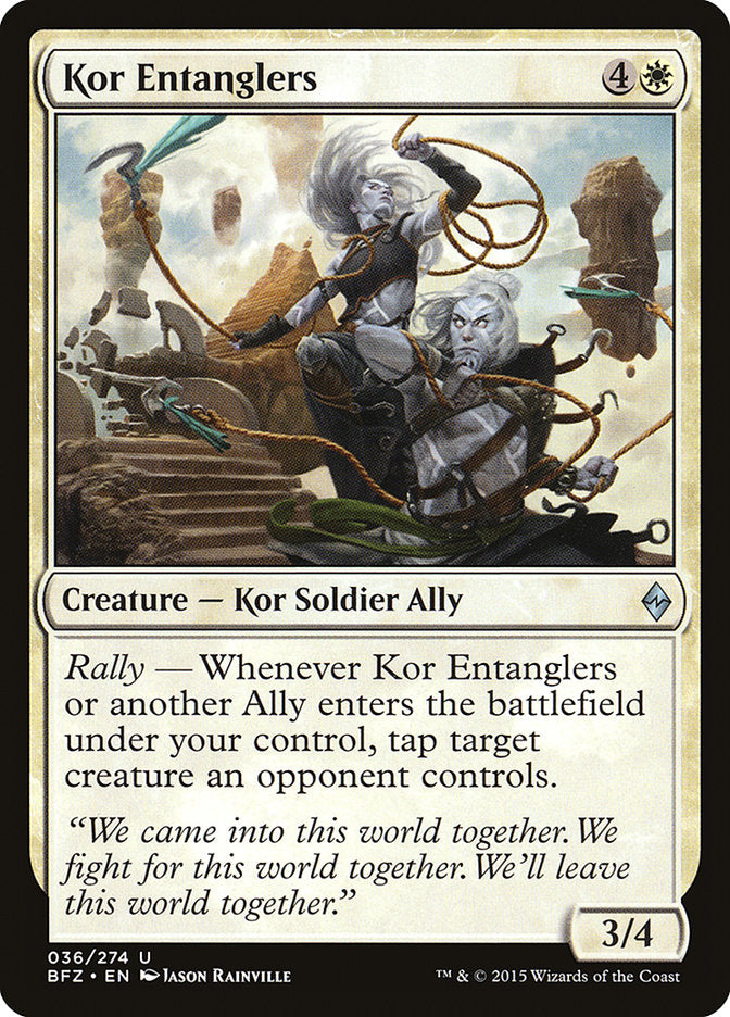 Kor Entanglers [Battle for Zendikar] | Game Haven TX