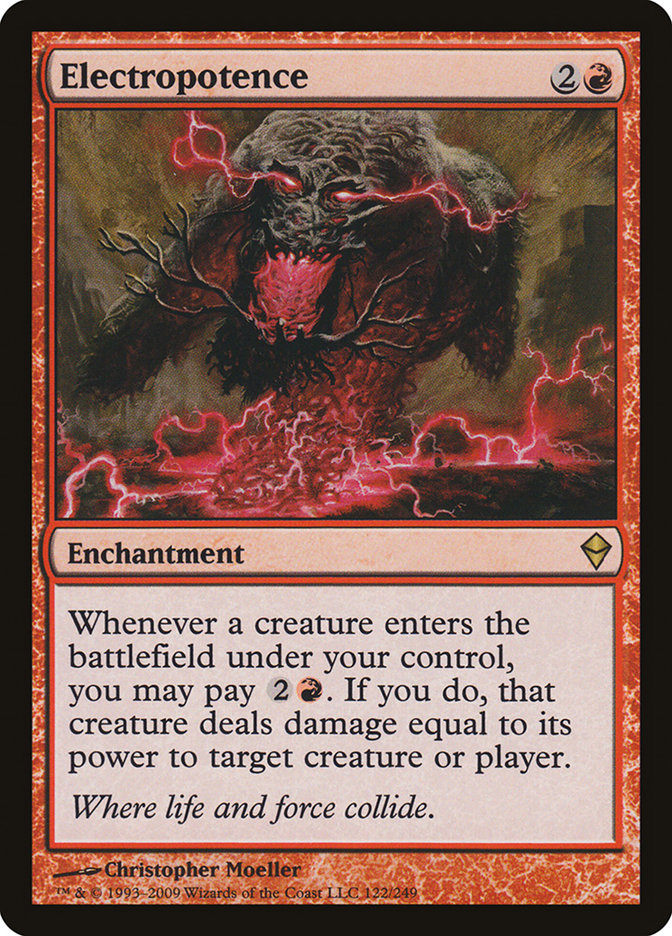 Electropotence [Zendikar] | Game Haven TX
