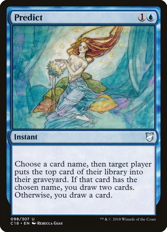 Predict [Commander 2018] | Game Haven TX