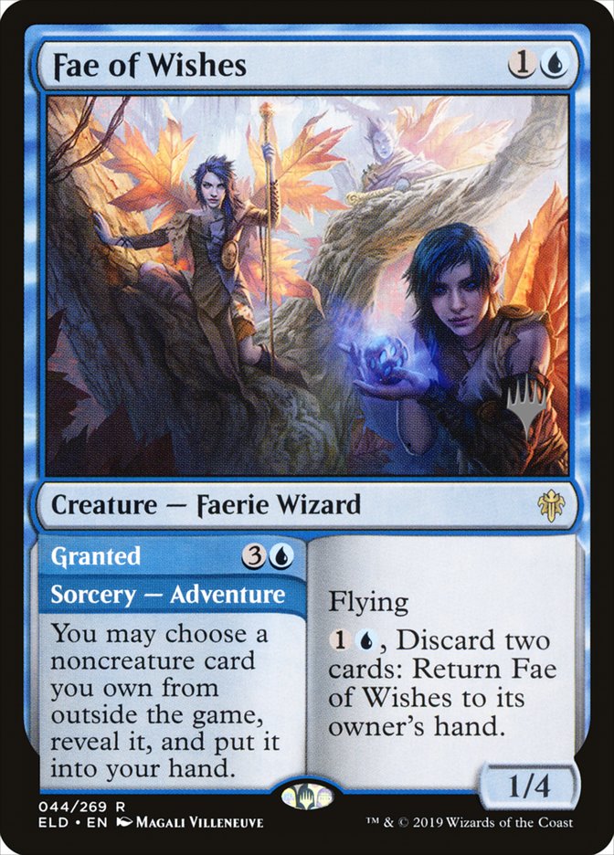Fae of Wishes // Granted (Promo Pack) [Throne of Eldraine Promos] | Game Haven TX