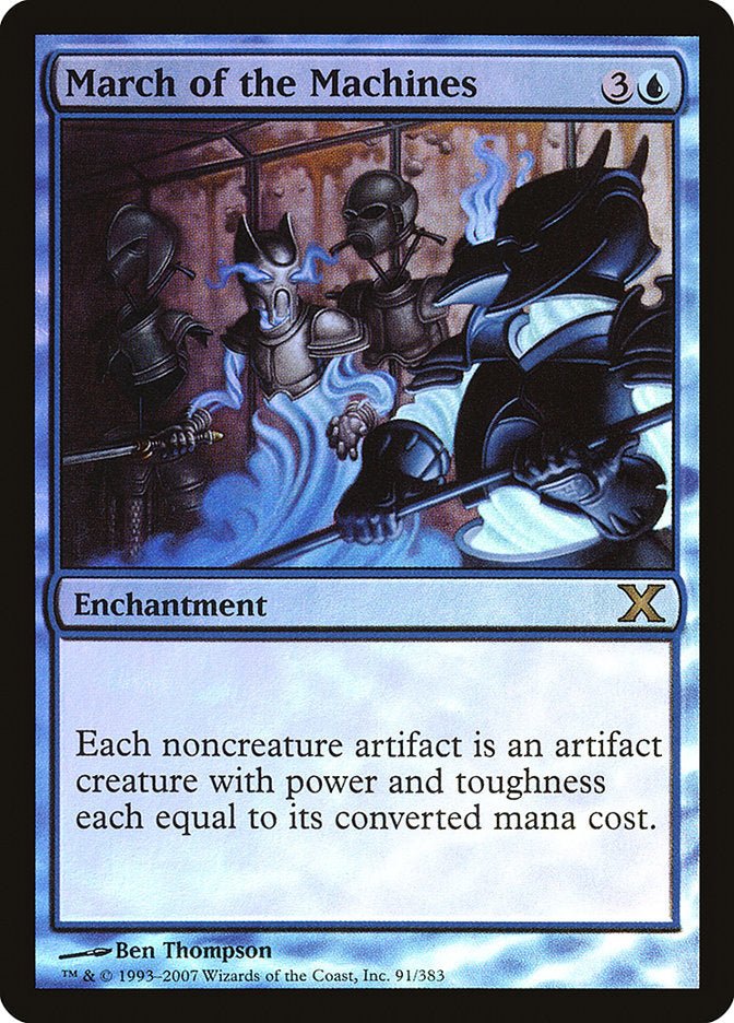 March of the Machines (Premium Foil) [Tenth Edition] | Game Haven TX
