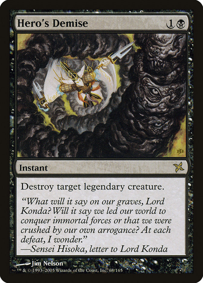 Hero's Demise [Betrayers of Kamigawa] | Game Haven TX