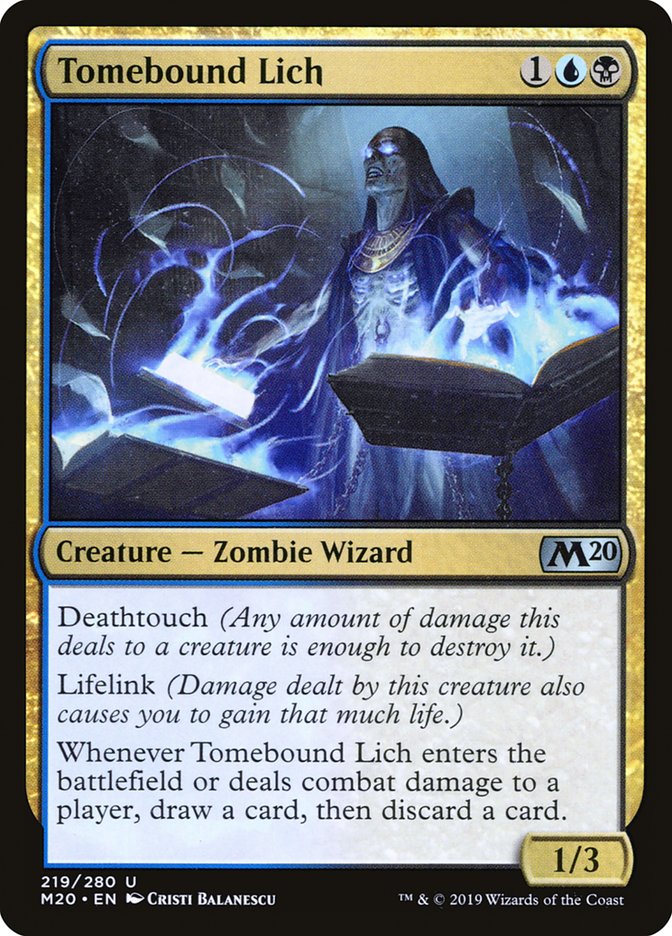Tomebound Lich [Core Set 2020] | Game Haven TX