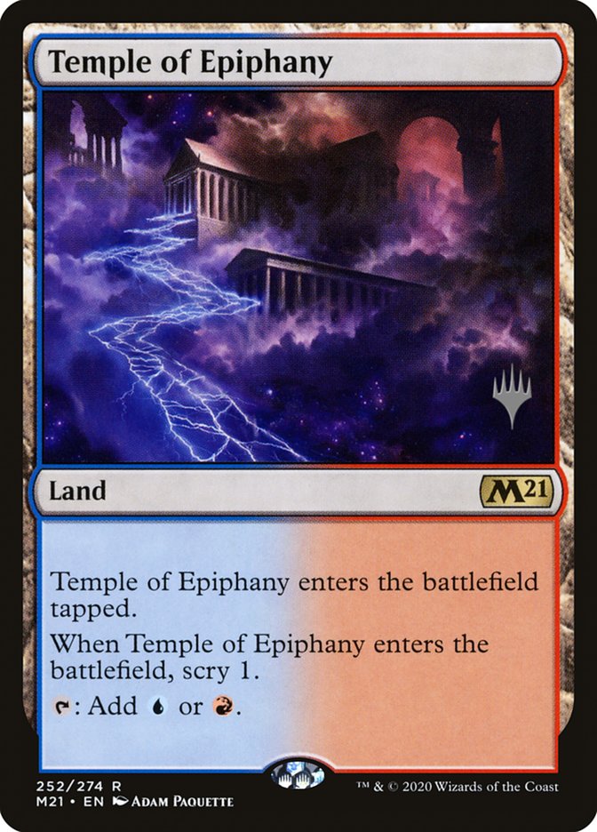 Temple of Epiphany (Promo Pack) [Core Set 2021 Promos] | Game Haven TX