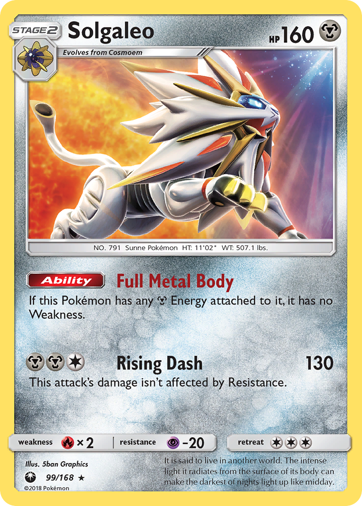 Solgaleo (99/168) [Sun & Moon: Celestial Storm] | Game Haven TX