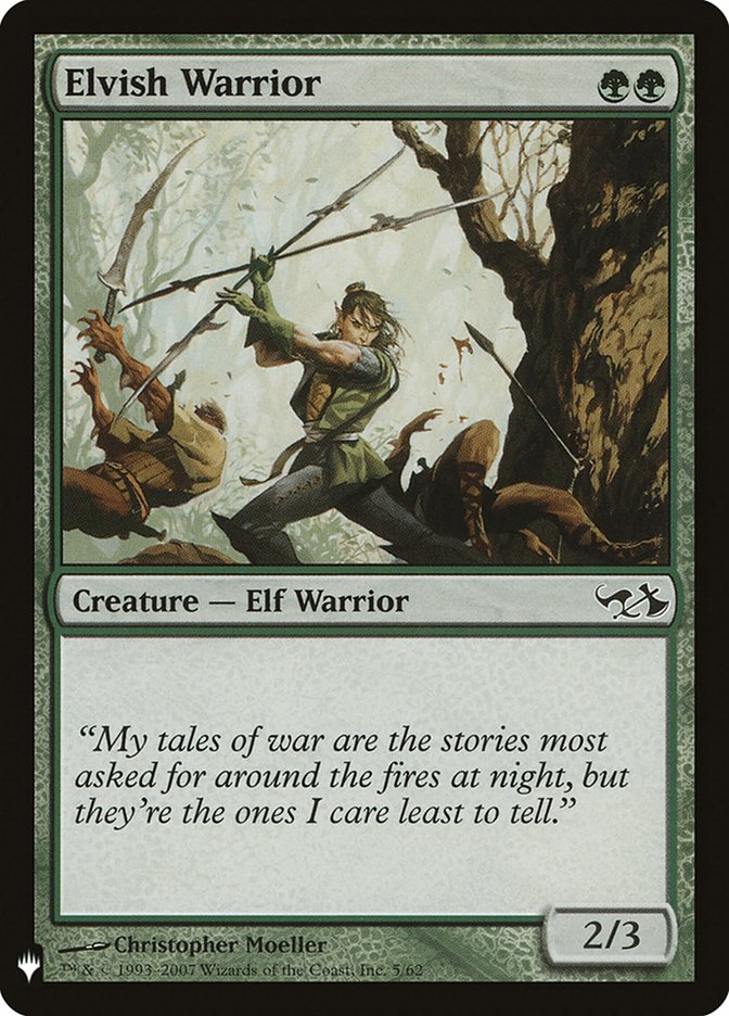 Elvish Warrior [Mystery Booster] | Game Haven TX