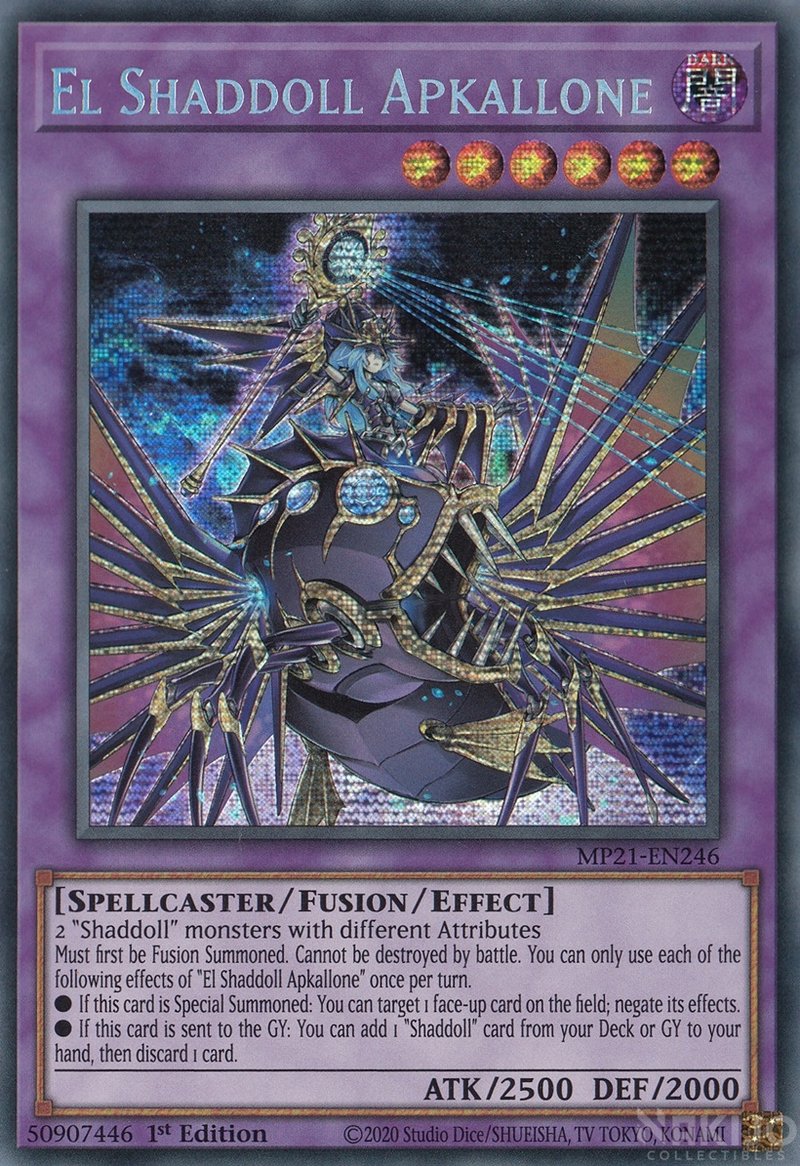 El Shaddoll Apkallone [MP21-EN246] Prismatic Secret Rare | Game Haven TX