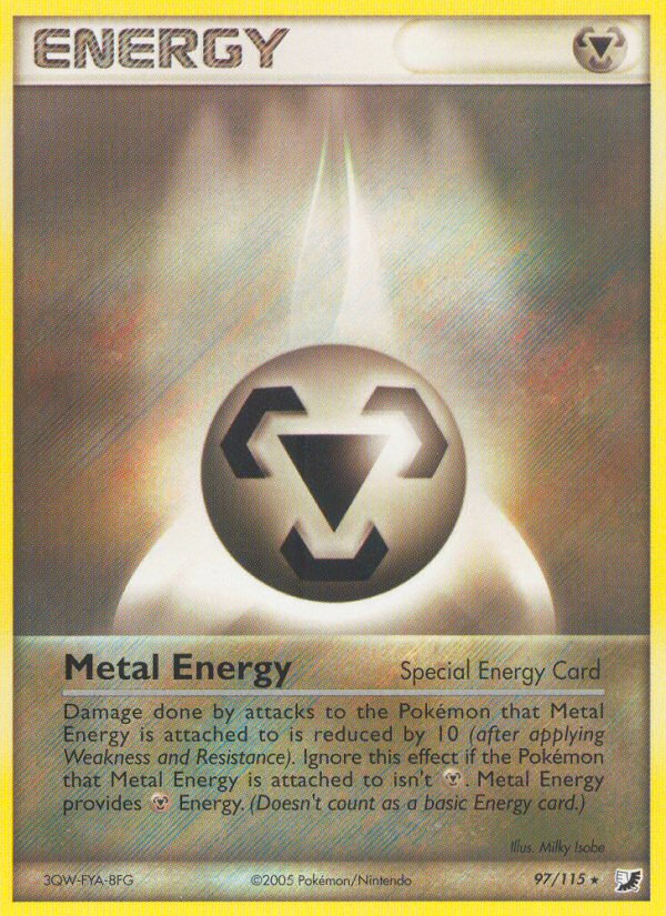 Metal Energy (97/115) [EX: Unseen Forces] | Game Haven TX