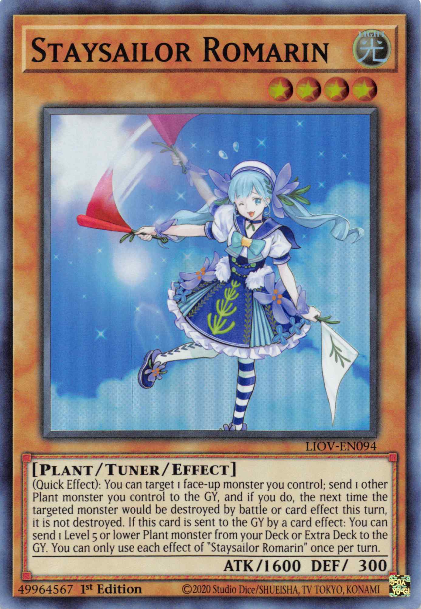 Staysailor Romarin [LIOV-EN094] Super Rare | Game Haven TX
