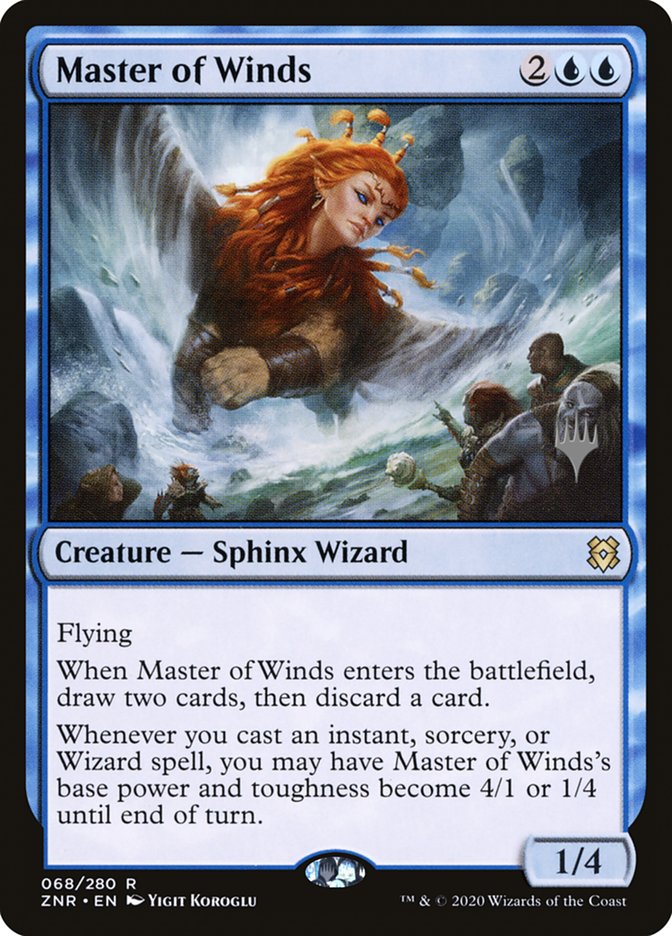 Master of Winds (Promo Pack) [Zendikar Rising Promos] | Game Haven TX