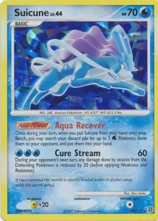 Suicune (19/132) (Cracked Ice Holo) [Diamond & Pearl: Secret Wonders] | Game Haven TX
