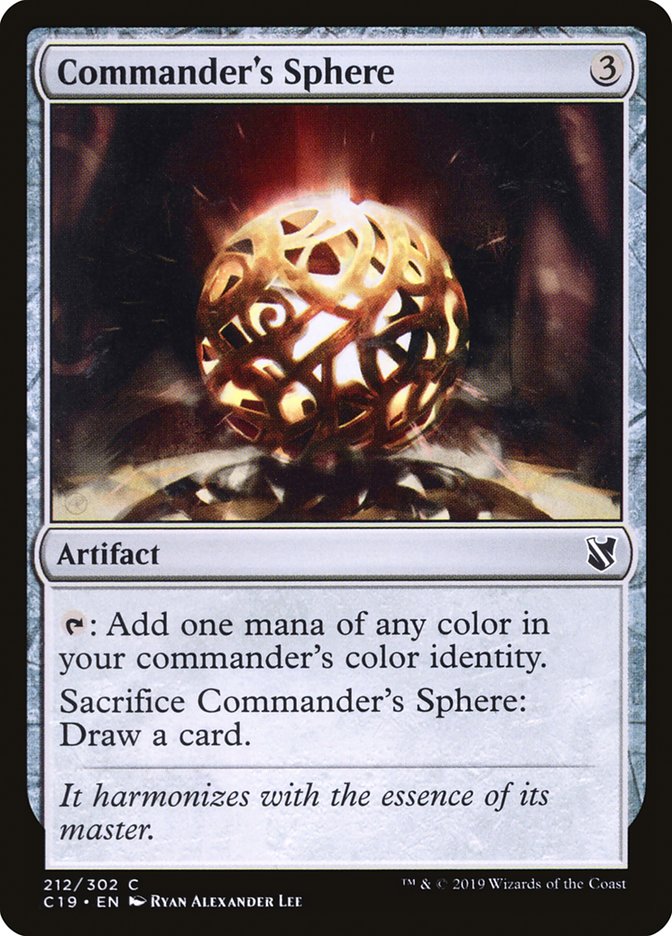 Commander's Sphere [Commander 2019] | Game Haven TX