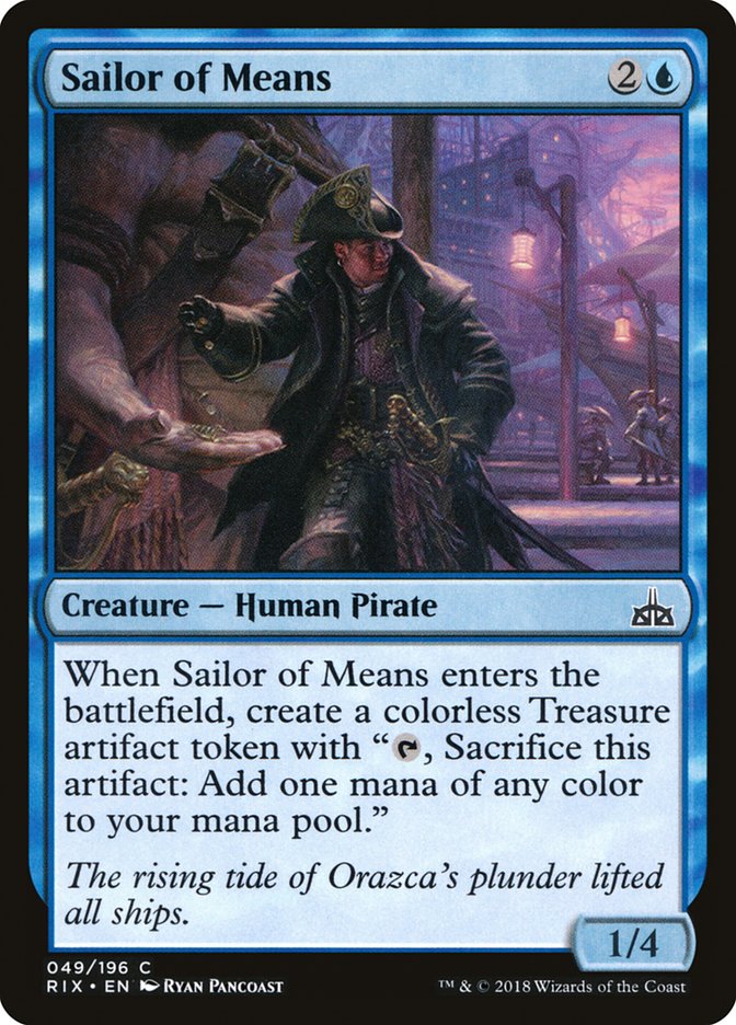Sailor of Means [Rivals of Ixalan] | Game Haven TX