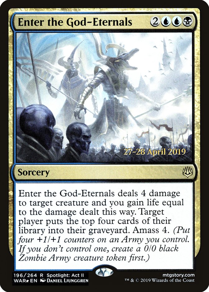 Enter the God-Eternals [War of the Spark Promos] | Game Haven TX