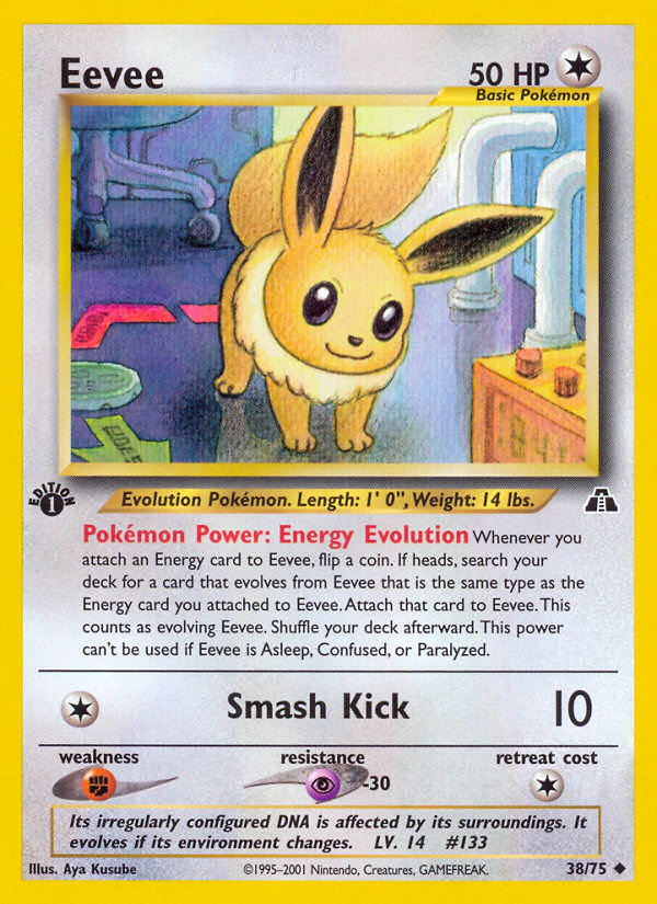 Eevee (38/75) [Neo Discovery 1st Edition] | Game Haven TX