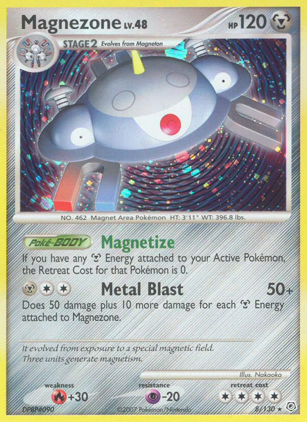 Magnezone (8/130) [Diamond & Pearl: Base Set] | Game Haven TX
