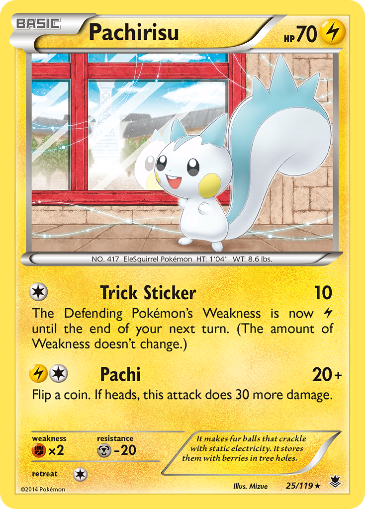 Pachirisu (25/119) [XY: Phantom Forces] | Game Haven TX