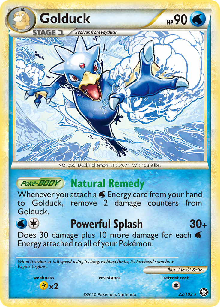 Golduck (22/102) [HeartGold & SoulSilver: Triumphant] | Game Haven TX